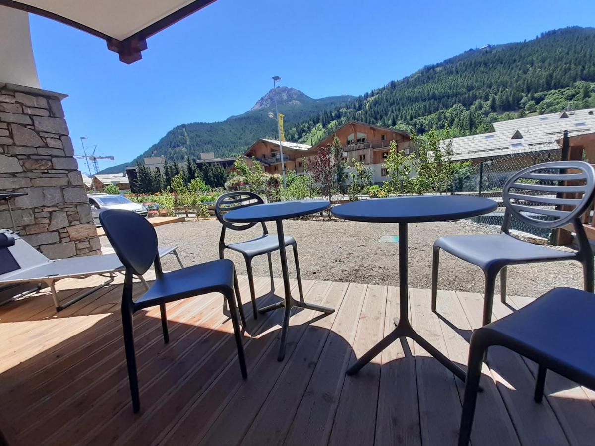 Superbe Appartement T3 4 Etoiles Terrasse Acces Spa Saint-Chaffrey Exterior foto